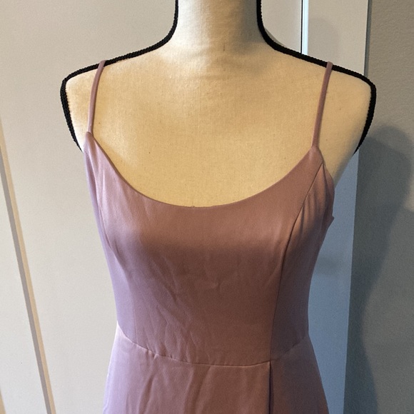 David’s Bridal DB studio Pale Pink Bridesmaid Dress - Picture 4 of 4